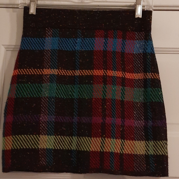 Anthropologie Dresses & Skirts - Cecilia prado textured plaid mini skirt